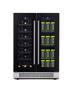 Cellier Autoportant 42 bouteilles, 24 po. Aviva BSC42DB3  Noir    42 bouteilles  largeur 24 pouces présenté par Corbeil