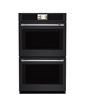 Double wall oven GE Café CTD90DP3ZD1 Matte Black Capacity 10 cubic feet 2850 Watts Built-in Width 30 inches
