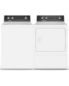 Huebsch Top-load washer-dryer set TR5104WN DR5103WE, White