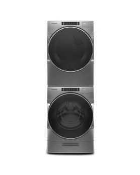 Whirlpool Front-Load Washer-Dryer Set WFW8620HC YWED8620HC, chromeshadow