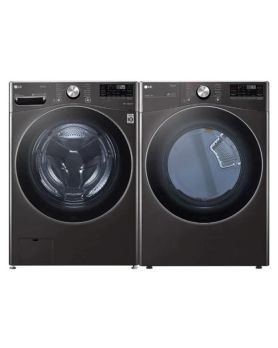 LG WM4100HBA-DLEX4200B Front Load Washer and Dryer Set