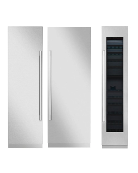 Set of 3 SKS refrigeration appliances: SKSCR3001P, SKSCF2401P, SKSCW181RP.