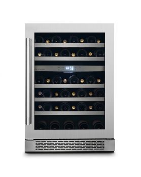 Cellier Autoportant 46 bouteilles, 24 po. Aviva VPC46DS3  Inox    46 bouteilles  largeur 24 pouces présenté par Corbeil