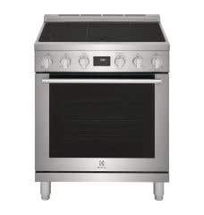 Cuisinière à Induction de 30 po. Electrolux 4.6 pi.cu avec 4 éléments en Inox ECFI3068AS  Inox 4 bruleurs     Capacité 4.6 pieds cubes   largeur 30 pouces