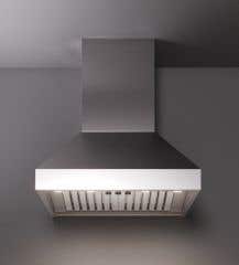 30 In. Chimney Hood  600 Cubic feet per minute Falmec FPDPR30W6SS-3
