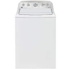 Laveuse GE Chargement vertical GTW490BMRWS 4.9 Pi. cu.   Capacité 4.9 pieds cubes  13 cycles   Autoportant   cuve Acier Inoxydable