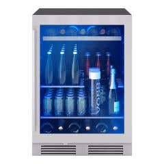 PRB24C01CG100-Refroidisseur de boissons Presrv compact de 24   Inox    7 bouteilles  largeur 24 pouces présenté par Corbeil