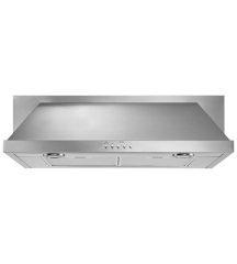 Hotte Sous armoires 30 Po. 400 Pieds cubes par minute Maytag UXT5530AAS Inox Installation Hotte sous cabinet  400 pieds cubes par minute