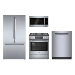 Bosch Stainless steel Kitchen Set B36CT80SNS, HDI8056C, SHP95CM5N, HMV5053C