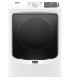 Sécheuse Gaz 7.3 cu.ft. Maytag MGD5630HW   Capacité  7.3 pieds cubes  Cycles 10   Superposable   Système de séchage Ventilé