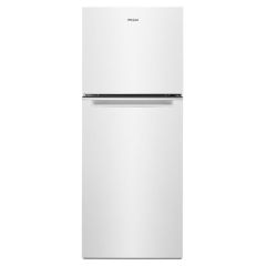 Refrigérateur Whirlpool WRT112CZJW Blanc Congélateur en haut largeur 24 pouces Capacité 8.6 pieds cubes