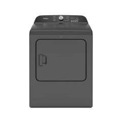 Front Load Electric Dryer, 7.0 Cu. Ft., Moisture Sensor, Black, Whirlpool WYWED6150PB