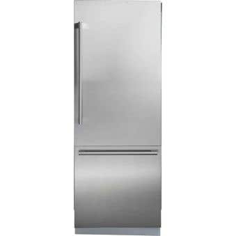 Refrigérateur Blomberg BRFB1920SS Inox Congélateur en bas / tiroir largeur 30 pouces Capacité 16.4  pieds cubes
