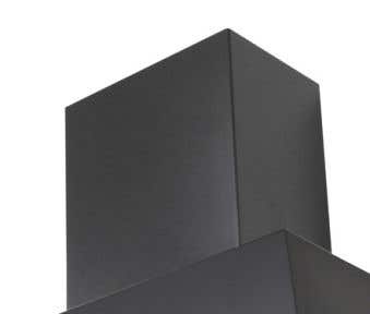 Faber Duct cover CHIMCHBK Black 12 in.
