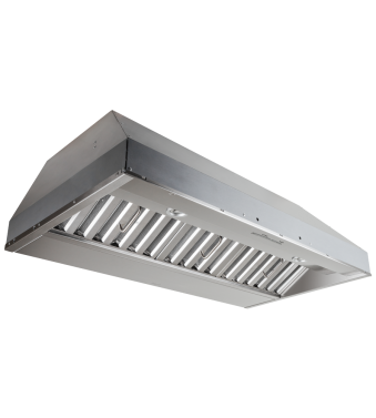 Hotte Intégrée 47 po. 1200 pcm Best CP57IQT489SB Inox Installation Hotte sous cabinet  1200 pieds cubes par minute