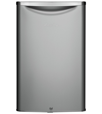 Refrigérateur Danby DAR044A6DDB Argent Compact largeur 21 pouces Capacité 4.4 pieds cubes
