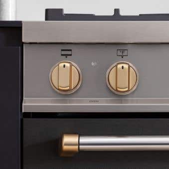Ensemble de décoration de boutons à induction, 11 boutons, série Master, Or, Bertazzoni DSMASIKSG