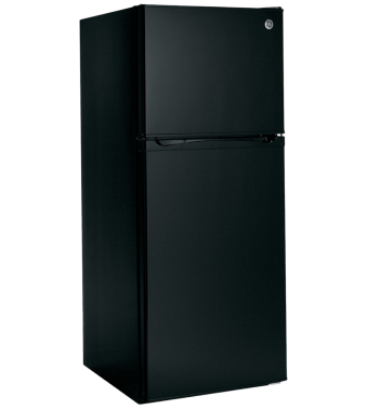 Refrigérateur GE GPE12FGKBB Noir Congélateur en haut largeur 24 pouces Capacité 11.55 pieds cubes