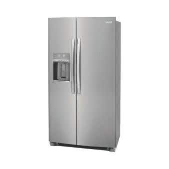 Refrigérateur Frigidaire Gallery GRSS2652AF Inox Côte à côte largeur 36'' pouces Capacité 25.6 pc pieds cubes