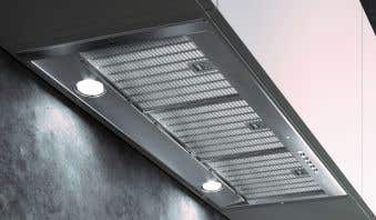 Hotte Sous armoires 35 Po. 600 Pieds cubes par minute Faber INHC35SSV Inox Installation Hotte sous cabinet  600 pieds cubes par minute