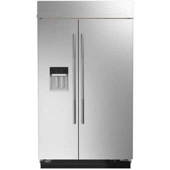 Refrigérateur Jenn-Air JBSS48E22L Panneau Requis Côte à côte largeur 48 pouces Capacité 29.4 pieds cubes