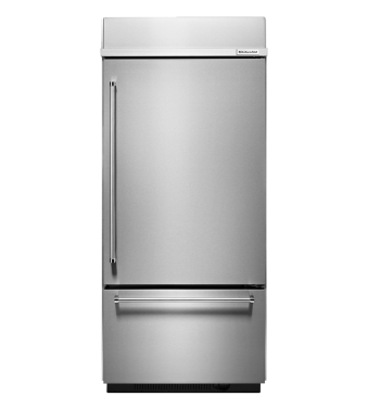 Refrigérateur KitchenAid KBBR306ESS Inox Congélateur en bas / tiroir largeur 37 pouces Capacité 20.86 pieds cubes