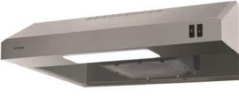 Hotte Sous armoires 30 po. 200 pcm Faber LEVE30SS200 Inox Installation Hotte sous cabinet  200 pieds cubes par minute