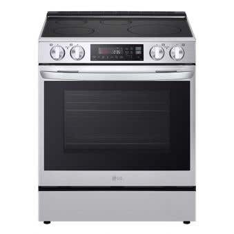 Cuisinière 30 Po. Induction LG LSIL6334F  Inox 4 bruleurs     Capacité 6.3 pieds cubes 2 500 Watts  largeur 30 pouces