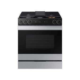 Cuisinière 30 Po. Gaz Samsung NSG6DG8700SRAA  Inox 5 bruleurs     Capacité 6 pieds cubes   largeur 30 pouces