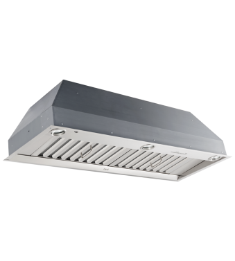 Hotte Intégrée 44 po. 1500 pcm Best PK2245 Inox Installation Hotte sous cabinet  1500 pieds cubes par minute