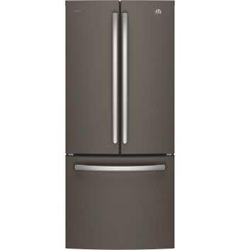 Refrigérateur GE Profile PNE21NMLKES Ardoise Portes françaises largeur 30 pouces Capacité 20.8 pieds cubes
