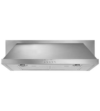 Hotte Sous armoires 30 Po. 400 Pieds cubes par minute Maytag UXT5530AAS Inox Installation Hotte sous cabinet  400 pieds cubes par minute