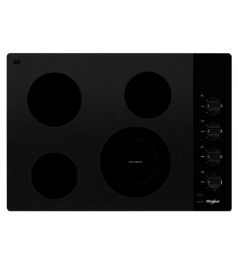 Plaque de cuisson Whirlpool WCE55US0HB Vitrocéramique  4 éléments  presenté par Corbeil