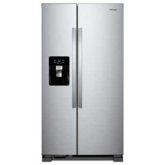 Refrigérateur Whirlpool WRS555SIHZ Inox Côte à côte largeur 36 pouces Capacité 24.51 pieds cubes