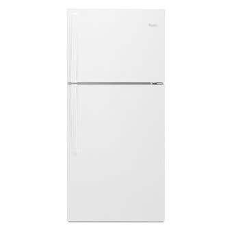 Refrigérateur Whirlpool WRT549SZDW Blanc Congélateur en haut largeur 30 pouces Capacité 19.23 pieds cubes