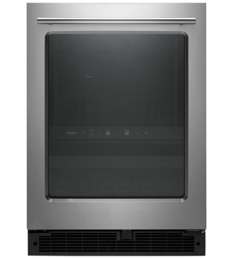 Centre de breuvage Autoportant 12 bouteilles, 24 po. Whirlpool WUB35X24HZ  Inox    12 bouteilles  largeur 24 pouces présenté par Corbeil