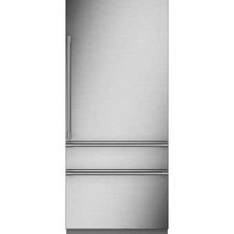 Refrigérateur Monogram ZIC363NBVRH Panneau Requis Congélateur en bas / tiroir largeur 36 pouces Capacité 20.1 pieds cubes
