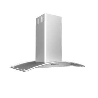 Hotte Îlot 42 po. 700 pcm Zephyr ZML-E42CS Inox Installation Hotte sous cabinet  700 pieds cubes par minute