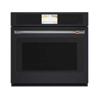 Smart Single Electric Wall Oven, 30 in, 5 Cu. Ft., Matte Black, GE Café CTS90DP3ND1