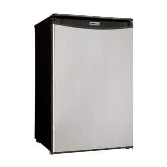 Refrigérateur Danby DAR044A4BSLDD-6 Acier Inoxydable Compact largeur 21 pouces Capacité 4.4 pieds cubes