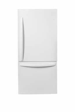 Refrigérateur Danby DBM187E1WDB Blanc Congélateur en bas / tiroir largeur 30 pouces Capacité 18.7 pieds cubes