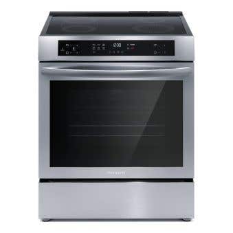 Freestanding Induction Range 30 in. Frigidaire FCFI308CAS in Stainless Stainless with integrated ventilation  4 Burners   2500 watts  Width  30 inches