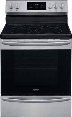 Frigidaire Gallery Cuisinière GCRE302CAF  Acier Inoxydable 5 bruleurs     Capacité 5.4 pieds cubes 3500 Watts  largeur 30 pouces