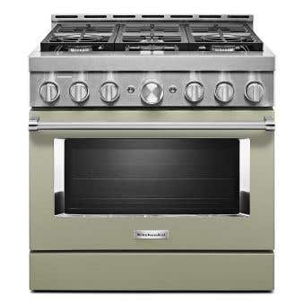 KitchenAid Cuisinière KFGC506JAV  Emeraude (turquoise)    0  largeur 36 pouces