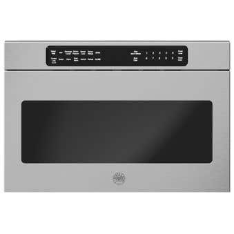 Tiroir à micro-ondes Bertazzoni de 24 pouces avec 11 niveaux de puissance MD24X Inox 24 po. en Inox présenté par Corbeil Electroménager