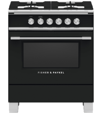 30 in. Fisher and Paykel Range in Black OR30SCG4B1