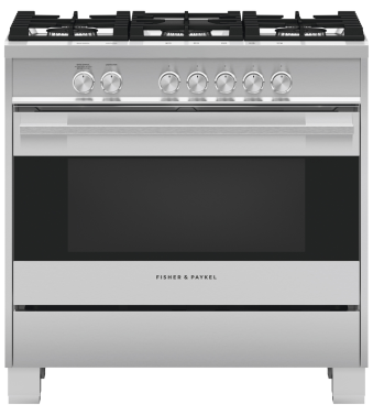 36 in. Fisher and Paykel Range in Stainless OR36SDG4X1