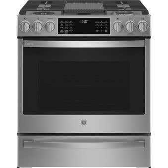 30 in. Gaz GE Profile Range 5.7 cu.ft with 5 burners in Stainless PC2S930YPFS