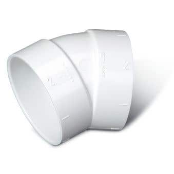 Broan Coude de transition V132 en Blanc présenté par Corbeil Electroménager