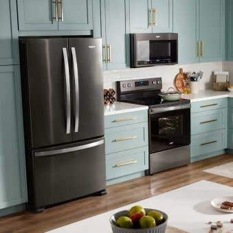 Collection Whirlpool Black Steel